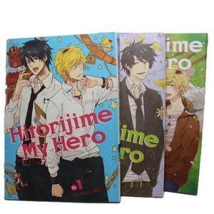 Hitorijime My Hero Manga Volumes 1, 2 & 4
